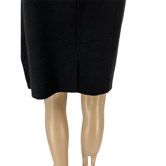 Counterparts black pencil skirt 8 back slit knee length - Picture 4 of 9